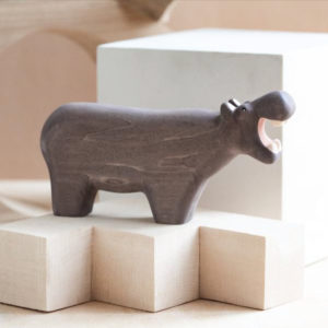 Wooden Hippopotamus