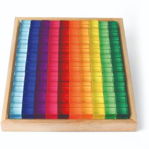 Bauspiel Lucent Cubes (100 Pieces)